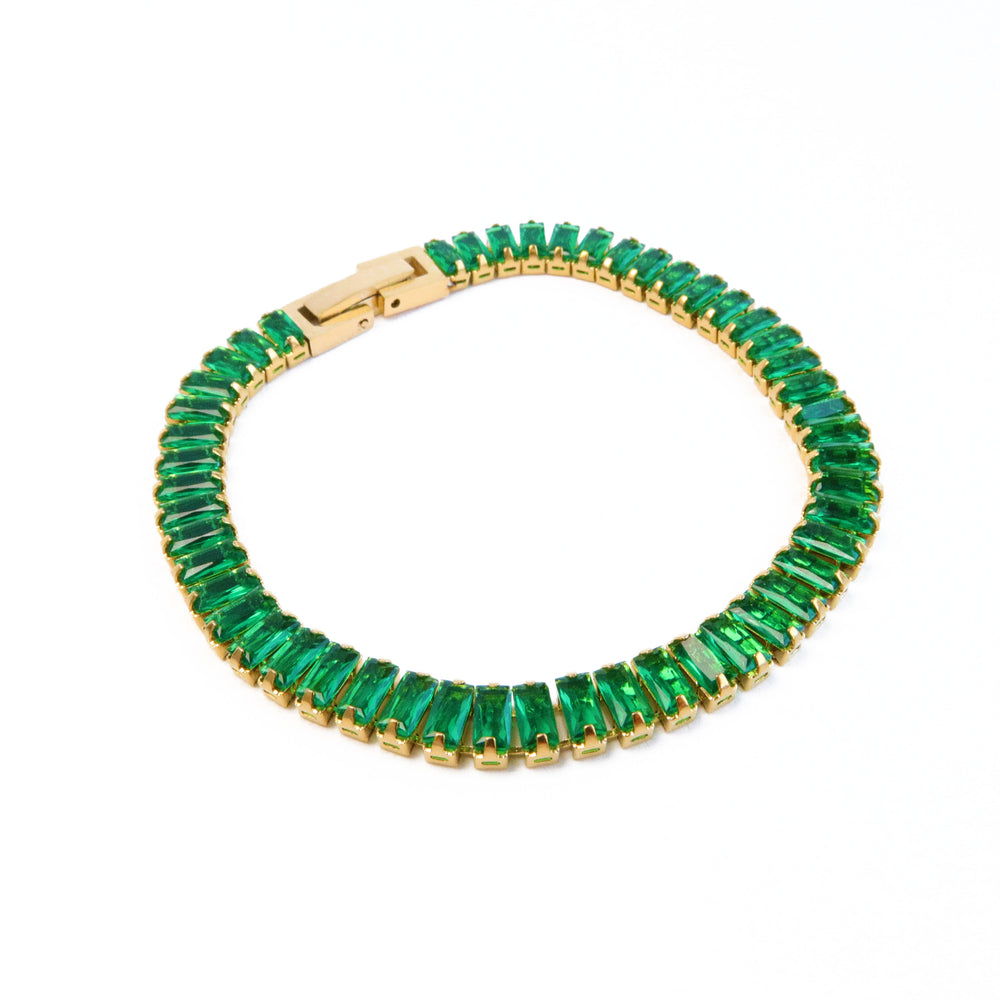 Array of Green - Tennis Bracelet - MOUA